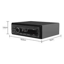 Radio Automotivo Bluetooth Auto Rádio Som Carro Mp3 Usb Fm Foto mini 2