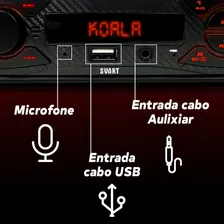 Rádio Automotivo S100 Svart Tech One Mp3 Player Bluetooth Foto mini 2