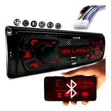 Rádio Automotivo S100 Svart Tech One Mp3 Player Bluetooth Foto mini 1