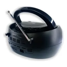 Radio Bombox Micro System Toca Cd Usb Bluetooth Fm Auxiliar Cor Preto Foto mini 3