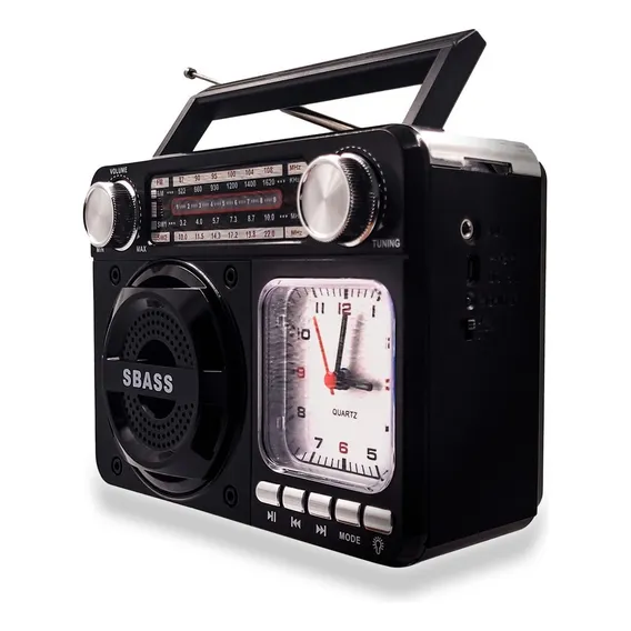 Rádio Com Tomada Bluetooth Am Fm Pendrive Com Sd Radinho Usb Foto 1