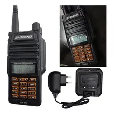 Radio Comunicaçao Uv 9r Plus Baofeng Ip67 Walkie Talk Bandas De Freqüência Dual Cor Preto Foto mini 2