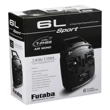 Rádio Controle Aeromodelo Futaba 6ch 6l Sport T-fhss Air Cor Preto Foto mini  2