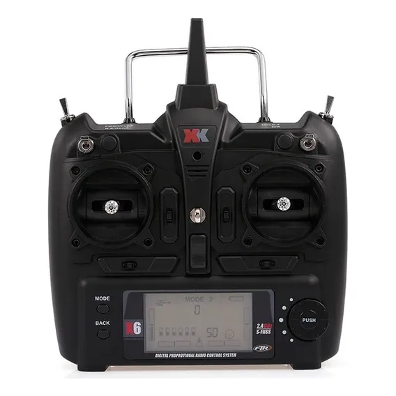 Rádio Controle Xk X6 - 6 Canais CompatÃvel Com Futaba S-fhss Cor Preto Foto 1