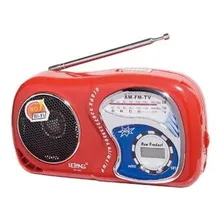 Radio De Bolso Portátil Com Relogio Am Fm Tv Data Hora Cor Outro Foto mini 1