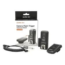 Radio Flash Godox Ct16 Canais Com Transmissor E Receptor Cor Preto Foto  mini 1