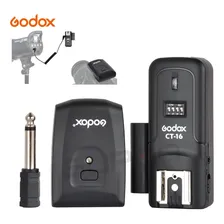 Radio Flash Godox Ct16 Canais Com Transmissor E Receptor Cor Preto Foto mini  3