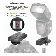 Rádio Flash Godox Ct16 Com Suporte Para Flash E Tripé 2m Foto mini 4