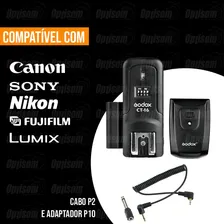 Rádio Flash Godox Ct16 Com Suporte Para Flash E Tripé 2m Foto mini 3