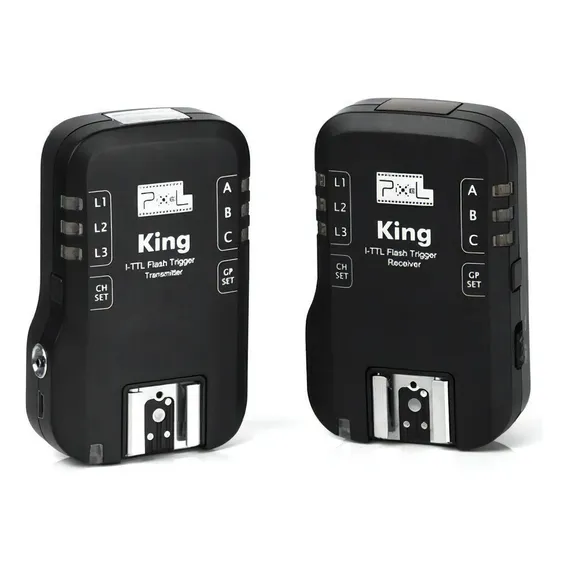 Rádio Flash Pixel King Wireless I-ttl 2.4ghz Para Nikon Foto 1