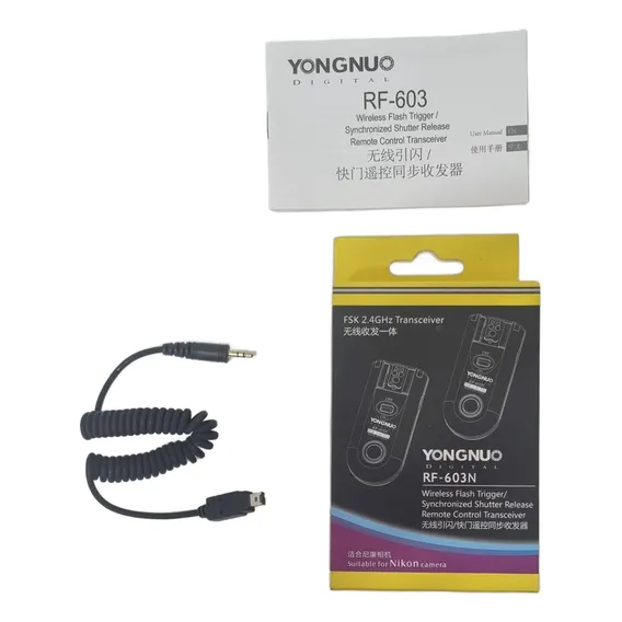 Radio Flash Yongnuo Rf-603 N3 P/ Nikon S/ Fio! Foto 1