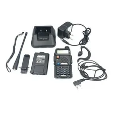 Radio Ht Dual Band Baofeng Uv-5r Cor Preto Foto mini 3