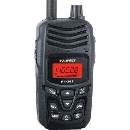 Radio Ht Yaesu Vhf Ft-252 136~174mhz 5w Canais Vhf 200 Cor Preto Foto 1