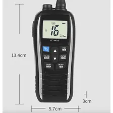 Rádio Marítimo Icom M25 Portátil Vhf Flutuante 5w Náutico Foto mini  3