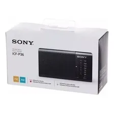 Rádio Portátil Bolso Sony Icf P36 Pilhas 110v/220v Foto mini  3