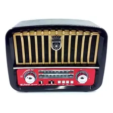 Radio Portatil Retro Antigo Bluetooth Pendrive Fm Cnn-2257 Foto mini  2