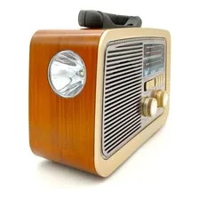Rádio Retrô Vintage Portátil Premium Retro Radio Foto mini 4
