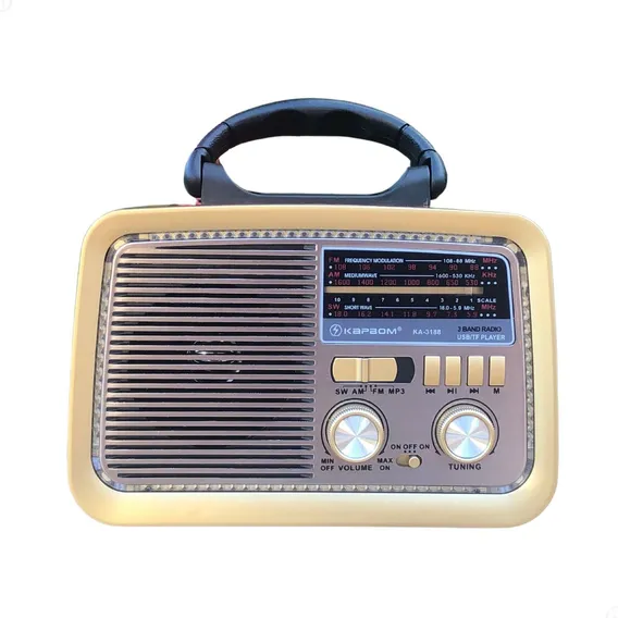 Rádio Retro Pilha Tomada Amfm Pendrive Sd Usb Bluetooth Cor Mogno 110v/220v Foto 1