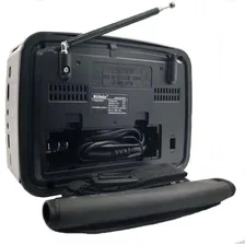 Radio Retro Portátil Bluetooth Recarregável Com Alça 2257 Foto mini 4
