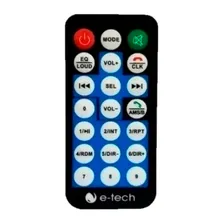 Rádio Som Automotivo E-tech Premium Usb Bluetooth Cartão Sd Foto mini 4