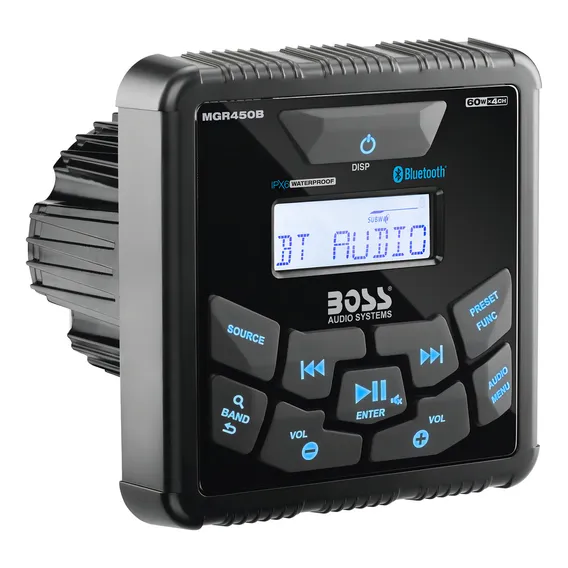 Rádio Som Multimídia B.tooth Boss Marine Marinizado Mgr450b Foto 1