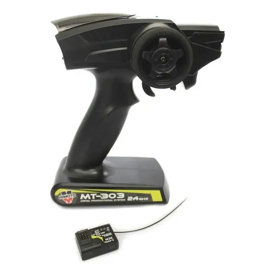 Radio Transmissor Com Receptor 3ch - 2.4ghz - Himoto Mt-303 Foto 1