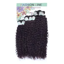 Rainha 65 Cm Fashion Line Cabelo Orgânico Cacheado Cor 4 Castanho Médio Foto mini 1