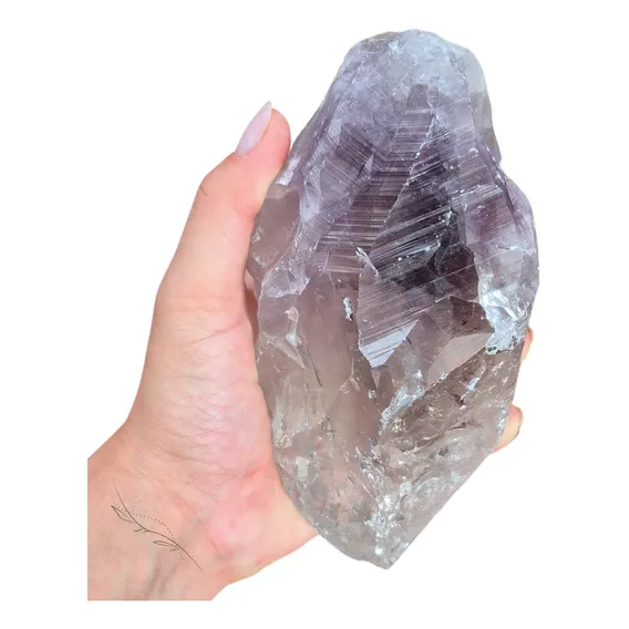 Raiz De Ametista Pedra Rara Exótica Bruta Natural 1kg Cristal Da Espiritualidade E Proteção Foto 1