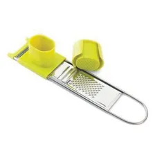 Ralador E Fatiador De Alho De Inox 2 Em 1 Foto mini 1