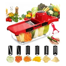 Ralador Mandoline Rala Queijo Batatas Legumes Verduras 6em1 Foto mini 1