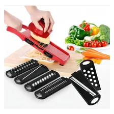 Ralador Mandoline Rala Queijo Batatas Legumes Verduras 6em1 Foto mini 4