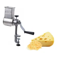 Ralador Prático Queijo Presunto Manual Manivela Inox Pizza Foto mini 4