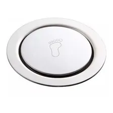 Ralo 15 Cm Inteligente Click Banheiro Redondo Inox Gh055 Foto  mini 1