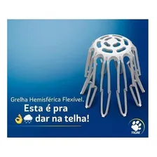 Ralo Abacaxi Grelha Hemisférica Flexível P/ Calha 88mm Tigre Foto mini 4