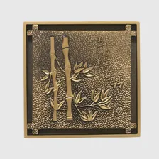Ralo Bronze Antigo Vintage Quadrado Bambu 10x10 Foto mini 1