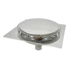 Ralo Click Inox Quadrado Banheiro 10x10 - Ralo Inteligente Foto mini 4