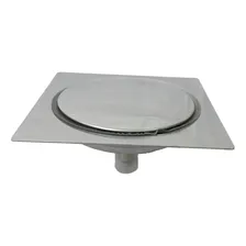 Ralo Click Inox Quadrado Banheiro 10x10 - Ralo Inteligente Foto mini 2