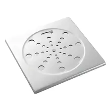 Ralo Com Fecho Tampa Grelha Inox Quadrada 10cm X 10cm Foto mini  3