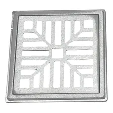 Ralo Grelha AC Vent QUADRADA RETA GRELHA 30x30 C Suporte AlumÃnio Escovado 3043 Foto mini 1