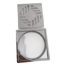 Ralo Grelha E Porta Grelha 10cm Quadrado Krona Foto mini 1