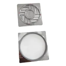 Ralo Grelha E Porta Grelha 10cm Quadrado Krona Foto mini 2