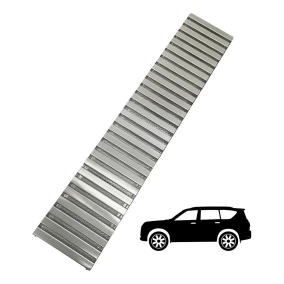 Ralo Grelha Inox 304 Trilho 20x100 Veículos Tela Com Suporte Foto 1