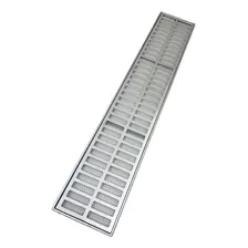 Ralo Grelha Pluvial 15x80 Com Suporte - Alumínio Foto  mini 1