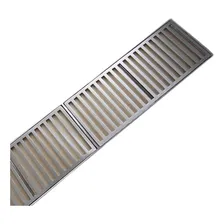 Ralo Grelha Prime Aluminio 20x100 Cm Aluminio Com Caixilho Foto mini 2