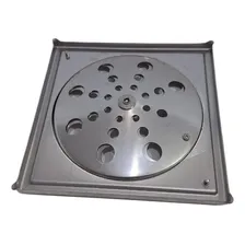 Ralo Inox 304 100mm Quadrado Com Caixilho E Fechamento Foto mini 2