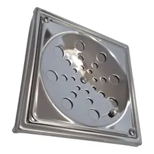 Ralo Inox 304 100mm Quadrado Com Caixilho E Fechamento Foto mini 1