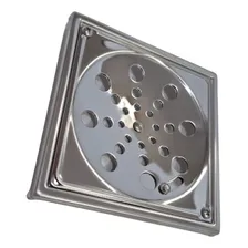 Ralo Inox 304 100mm Quadrado Com Caixilho E Fechamento Foto mini 3