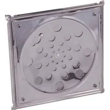 Ralo Inox Quadrado Ralo Grande 15x15 Ralo Banheiro Cozinha Area Externa Ralo Com Grelha Inox Ralo Com Caixilho Foto mini 1