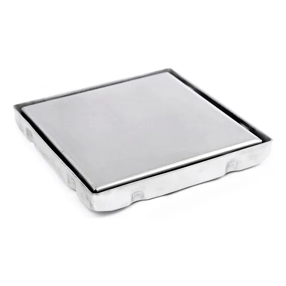 Ralo Inox Square Tampa Oculta Invisivel 15x15 Nao É Pvc Foto 1