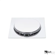 Ralo Inteligente Para Banheiro Sistema Clic 10x10 Aço Inox Foto mini 4